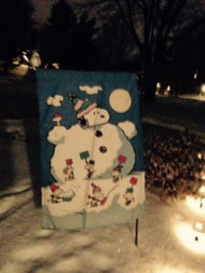 Snoopy snowman 2-15