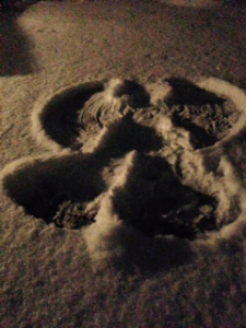 Snow angel  2-15