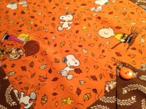 Snoopy fall placemat 11-15