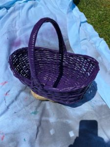 purple basket